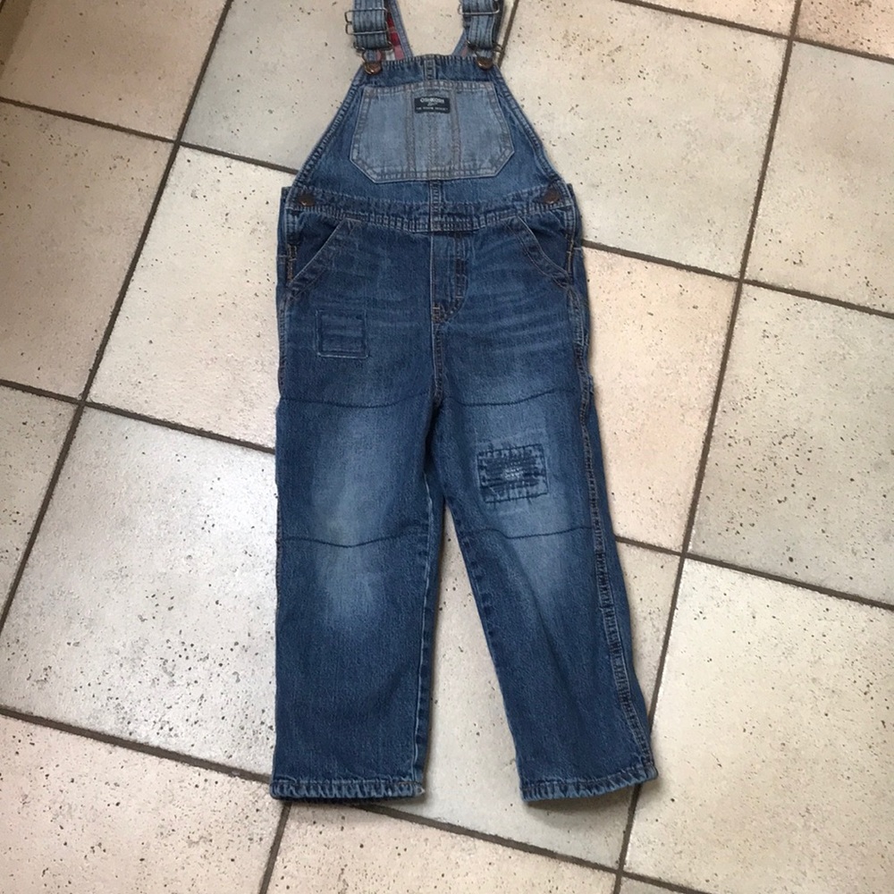Oshkosh distressed lined overalls